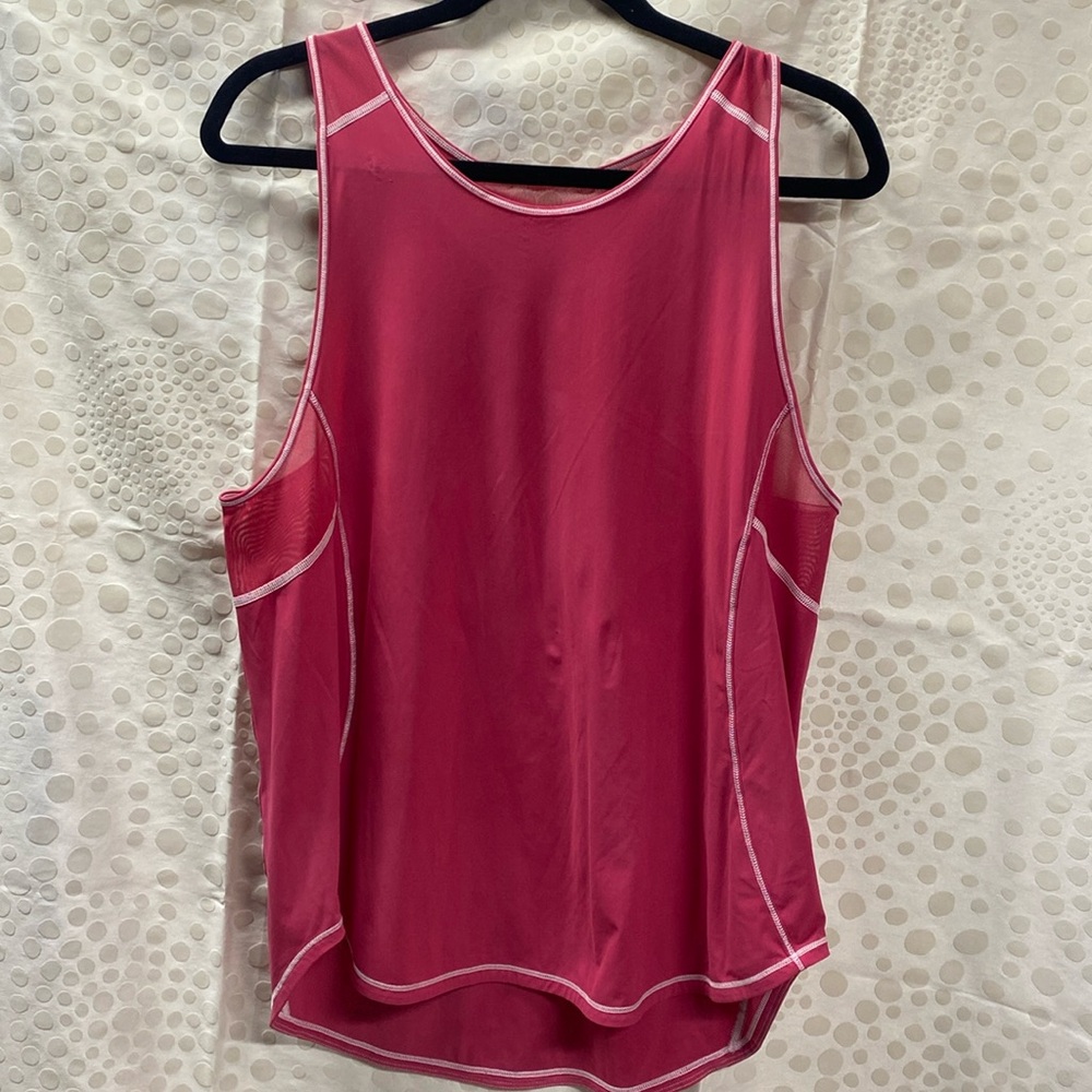 55 -Lululemon Sculpt Tank- color is more reddish/dark pink